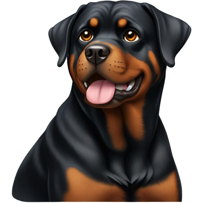 Rottweiler dog emoji