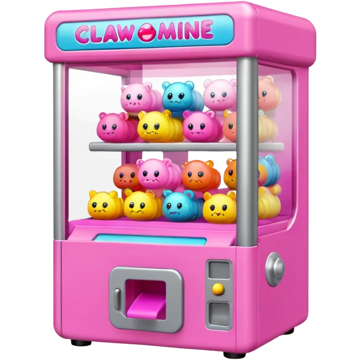 pink claw machine emoji