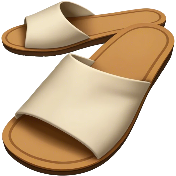 Jesus Christ's single open toe slipper emoji