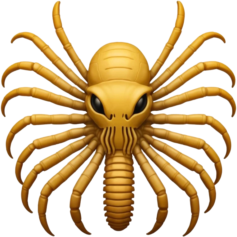 man with Facehugger emoji