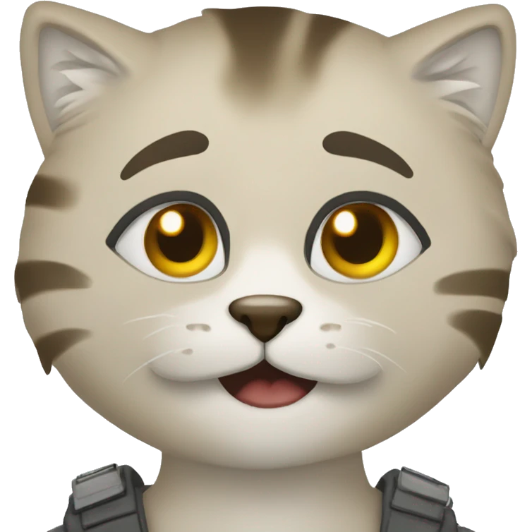 снег кошка emoji