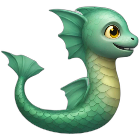 Siren with whole tail emoji