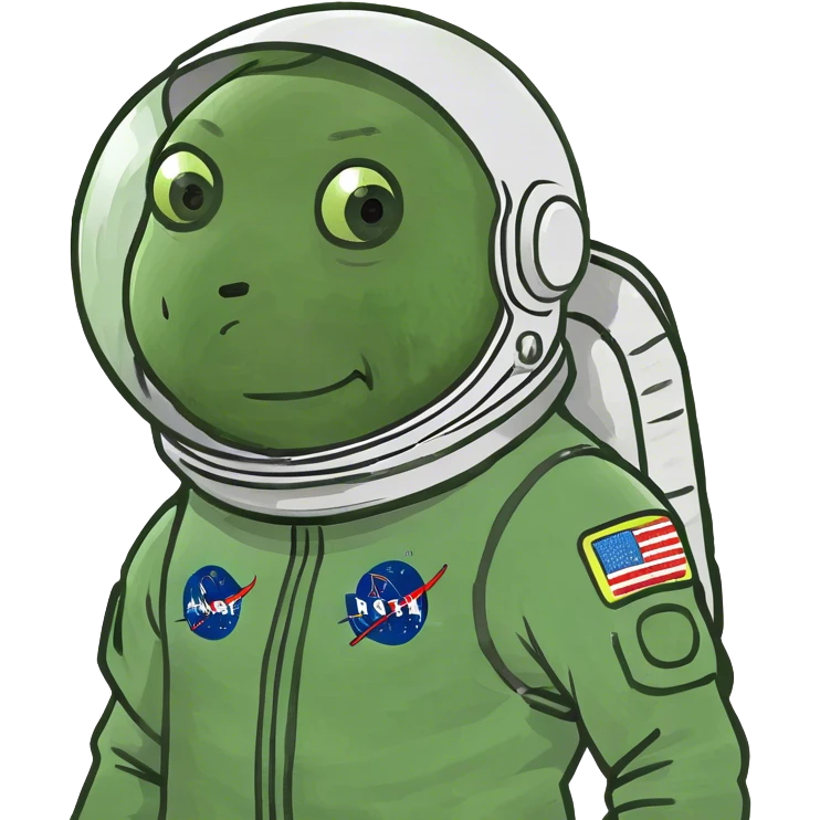 Work out Asian astronaut  emoji