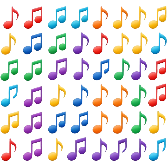 Music flashcards emoji