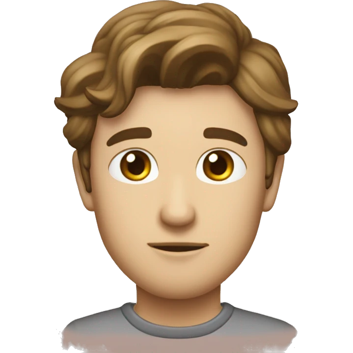 Бегущий строитель в комбинезоне с чемоданом   emoji