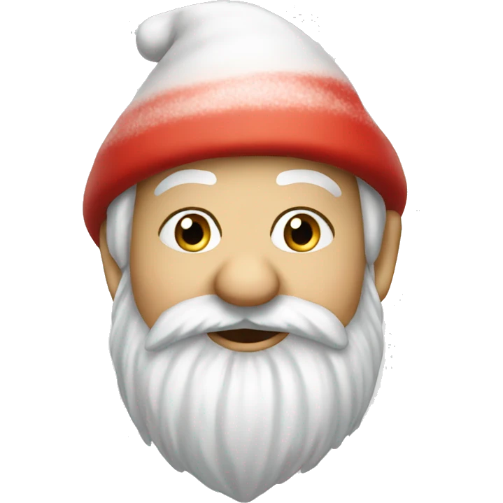 Festive gnome emoji