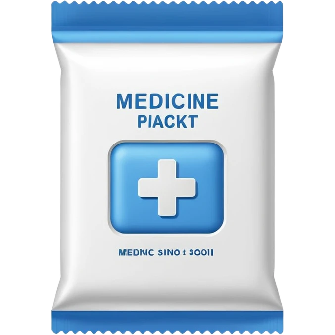 powdered medicine packet emoji