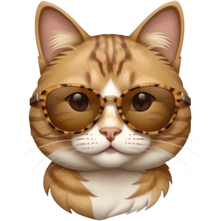 Cat wearing sunglasses emoji