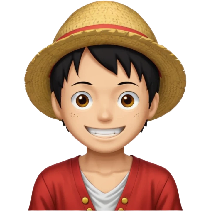 Luffy from one piece emoji