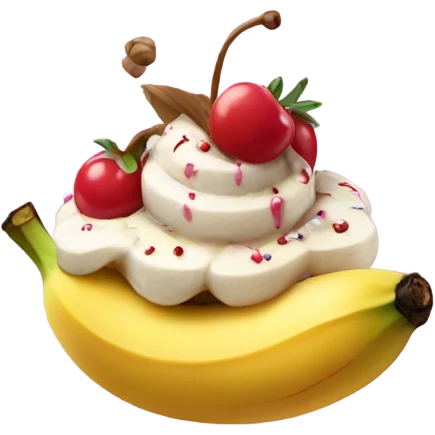Banana split  emoji