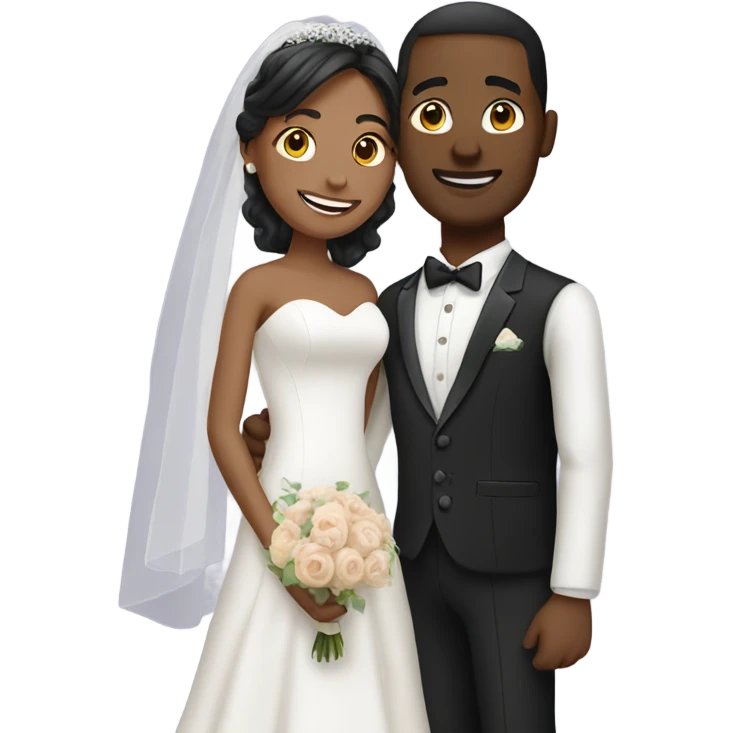 Wedding couple  emoji