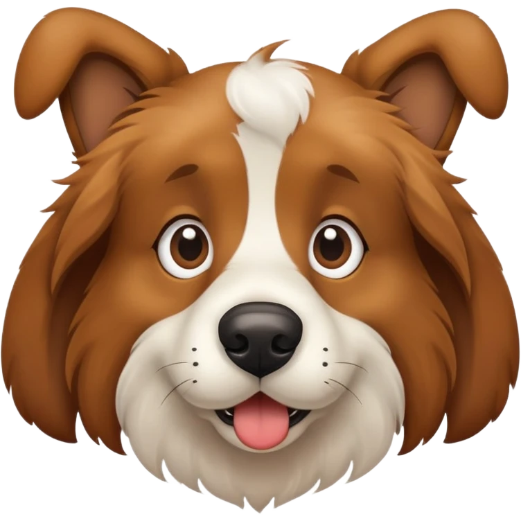 Dog with a big nose  emoji