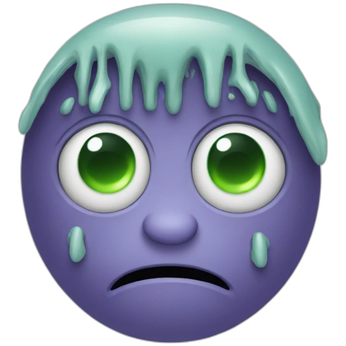 Crying aliens emoji
