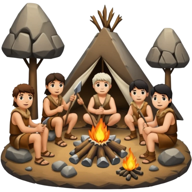 stone age emoji