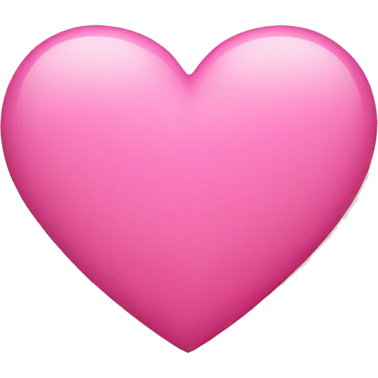 Pink heart  emoji