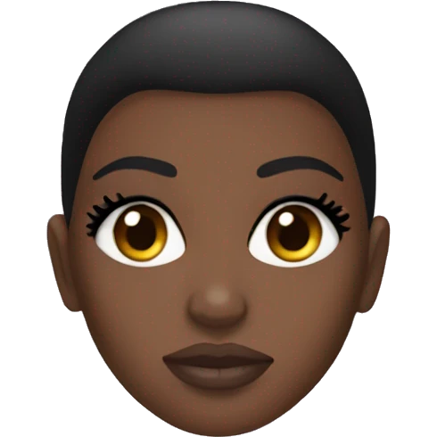 dark skin kim kardashian  emoji