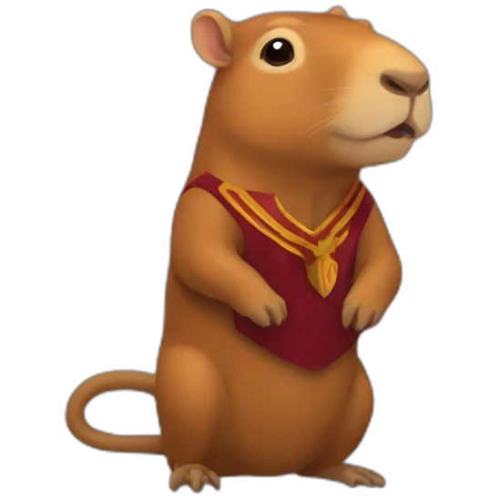 Capibara gryffindore emoji