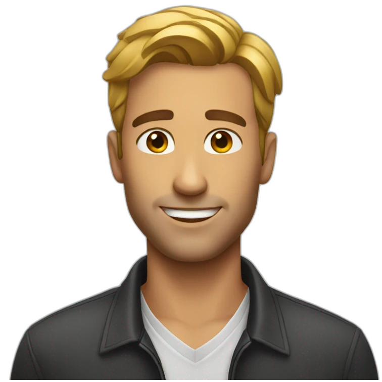 Handsome man emoji