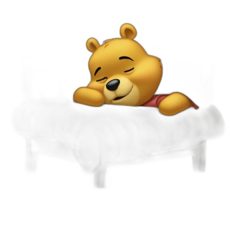 Winnie pooh sleep emoji