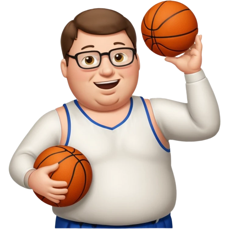 Petter griffin shooting basketball emoji