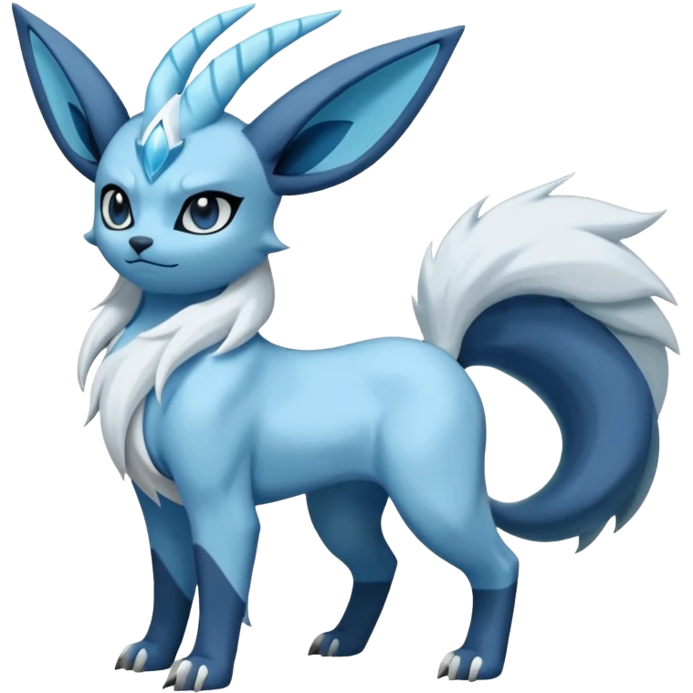 Glaceon-Samurott-Absol-Fakémon-hybrid-creature (full body)  emoji