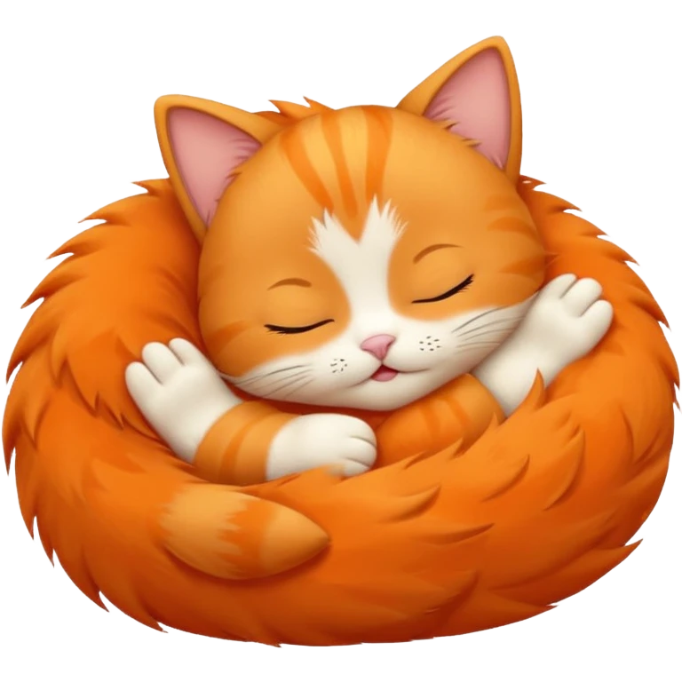 Emojicat baby, cute, playful, sleeping emoji