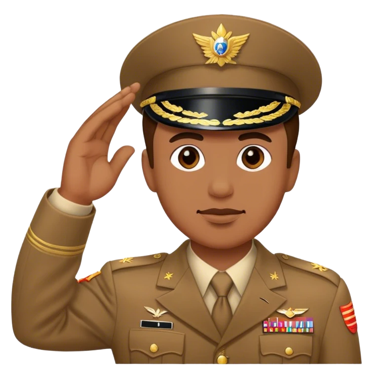 Daron saluting emoji
