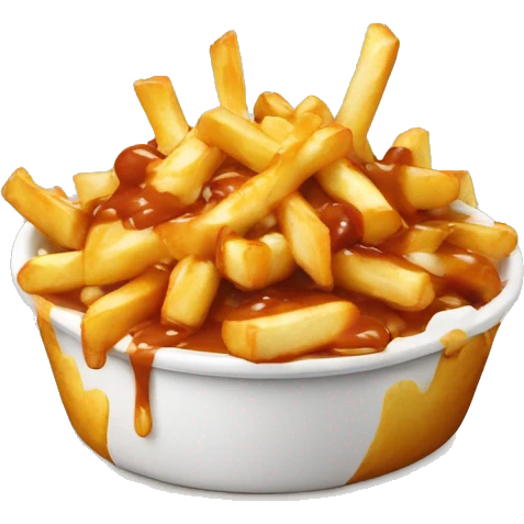 Poutine qui mange poutine emoji
