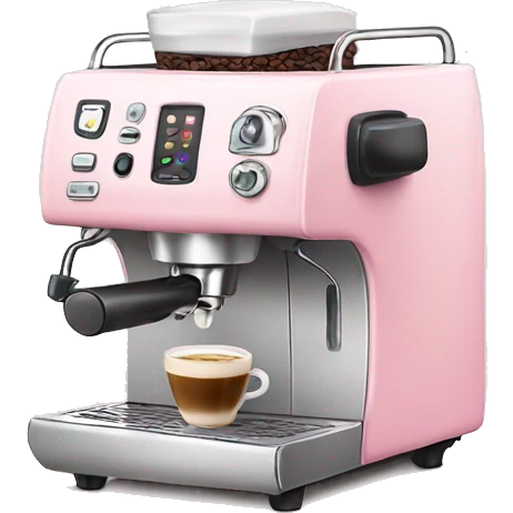 Light Pink coffee machine  emoji