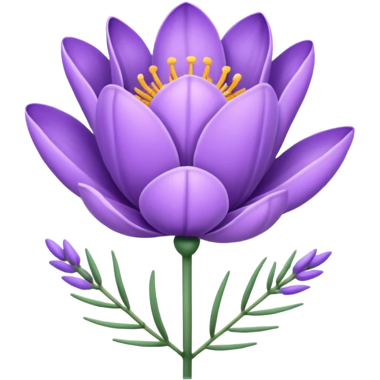 Please the flower levandul emoji