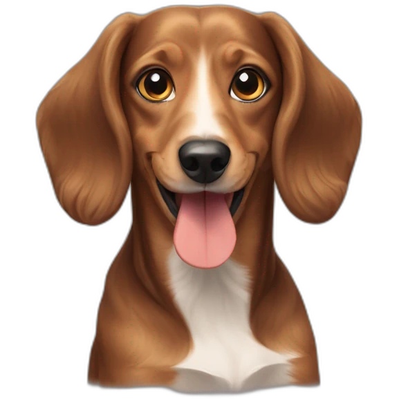 Dachshund spaniel mix emoji