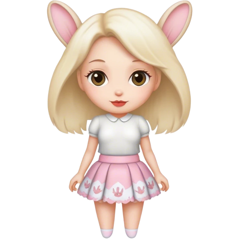 bunny skirt emoji