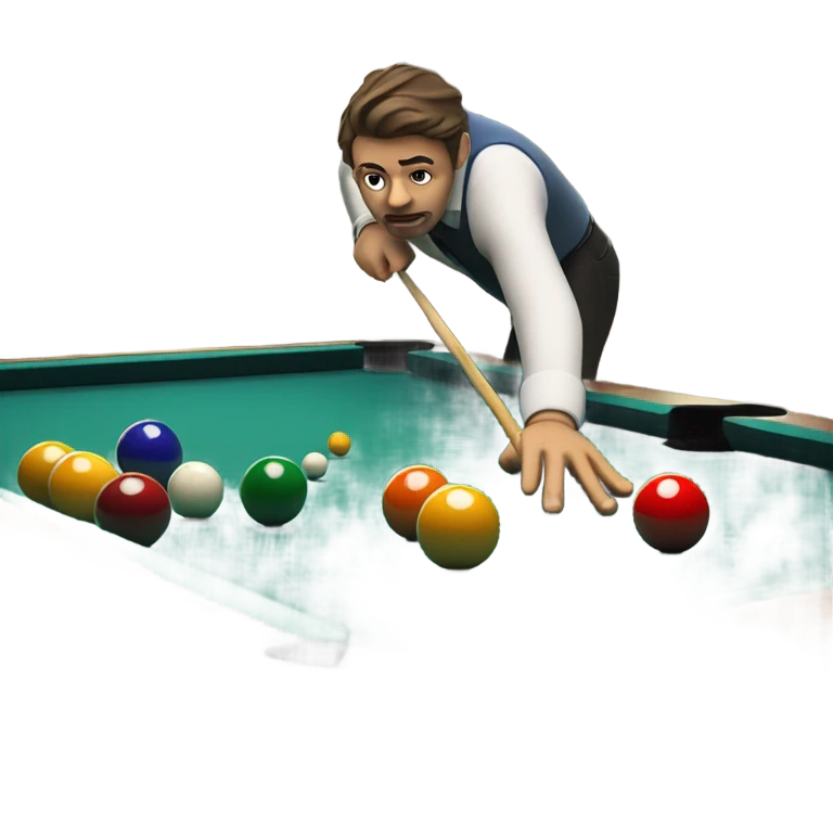 Ok that plays pool emoji