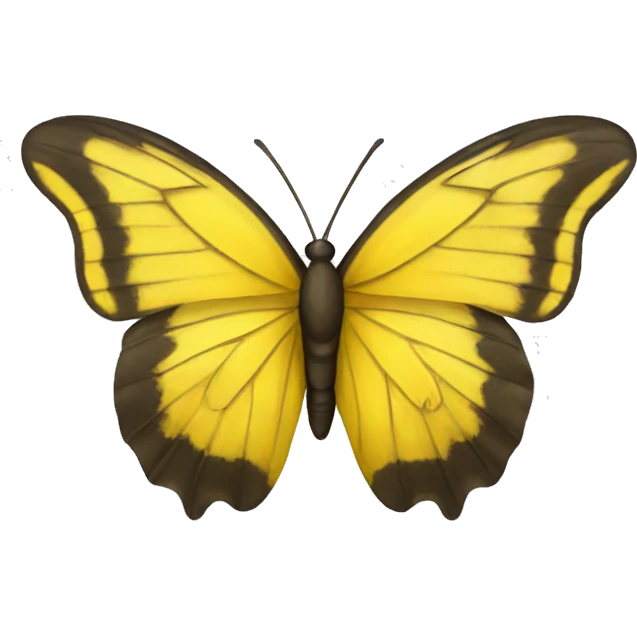 yellow butterfly emoji