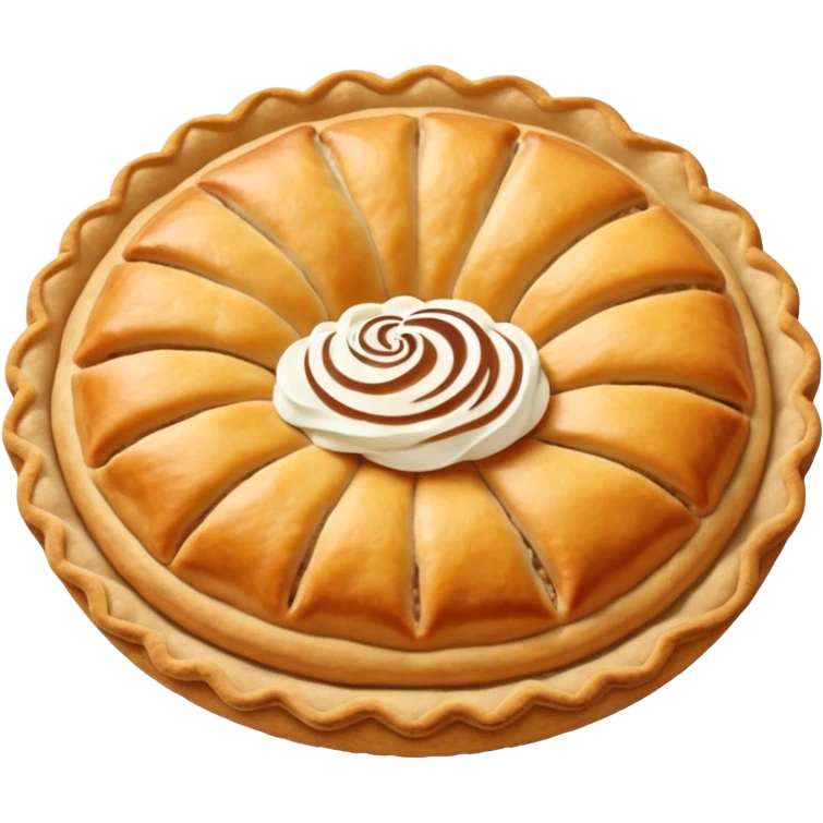 Karelian pasty with cream on top finnish emoji