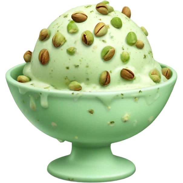 Pistachio ice cream  emoji