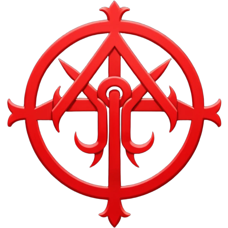 the Brand of Sacrifice symbol from Berserk, simplified emoji
