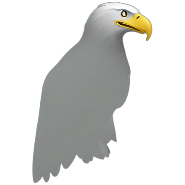 Bald eagle logo emoji