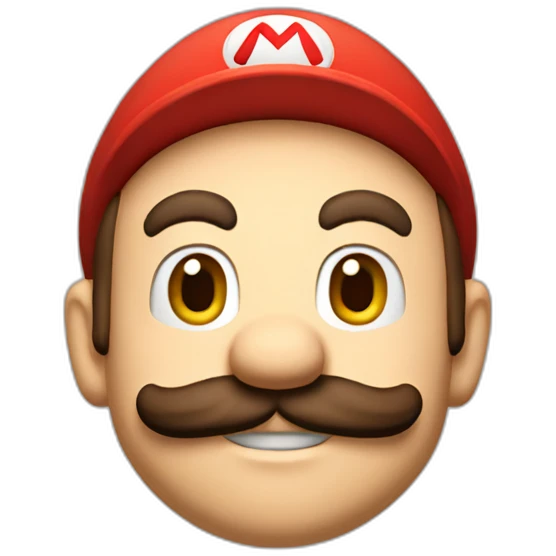 mario from nintendo emoji