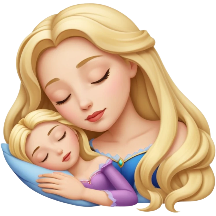 Sleeping beauty Disney emoji