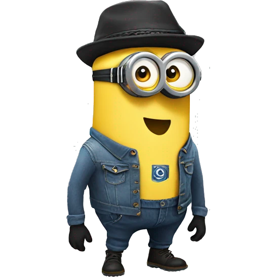 Minion with hat  emoji
