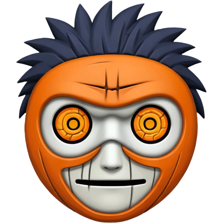 Anime emoji of Obito mask emoji