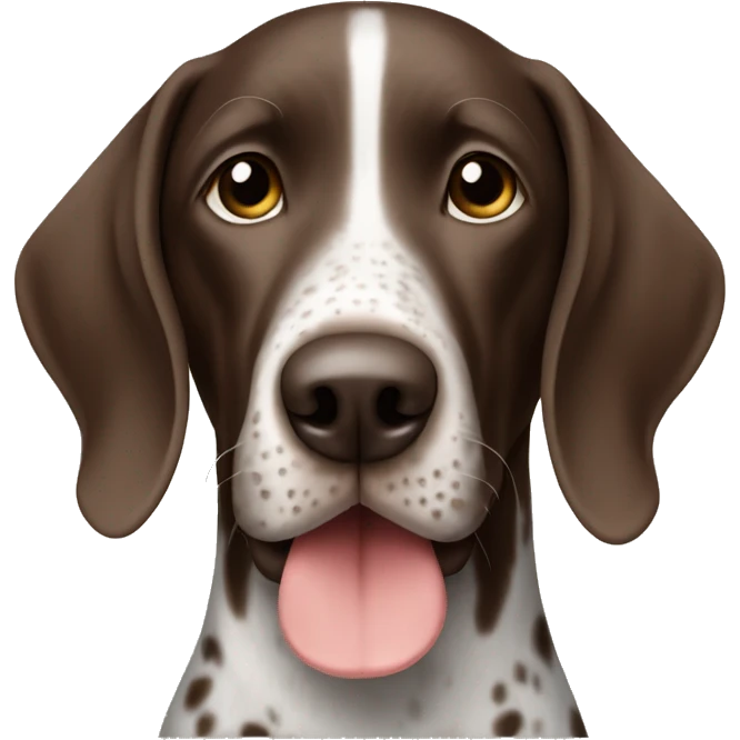 German shorthair with beer mig emoji