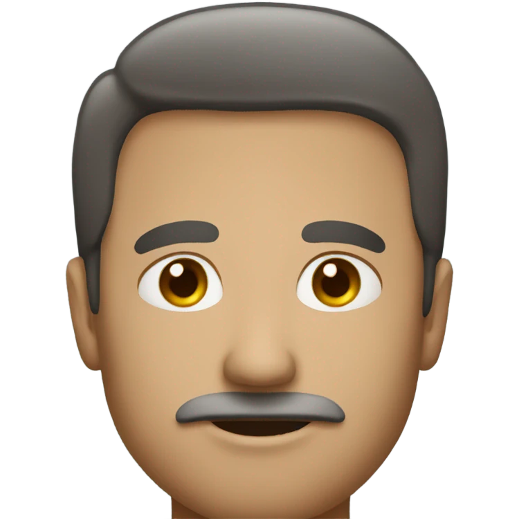 Man without beard and mustache  emoji