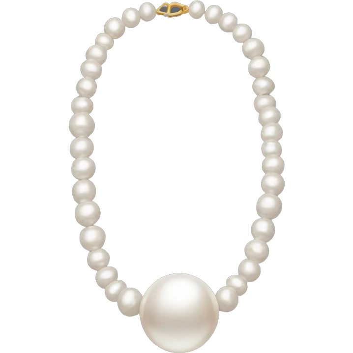 Pearl necklace emoji