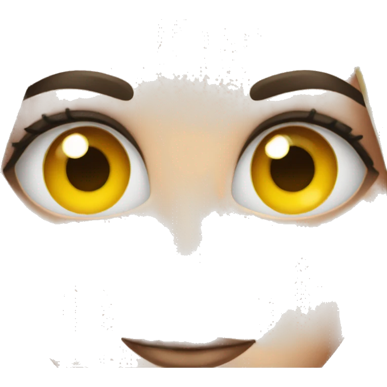 Eyes with lashes emoji
