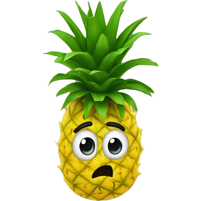 Upside down pineapple  emoji