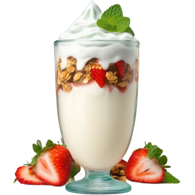 Strawberry parfait  emoji