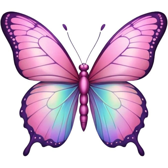 🦋 this emoji in pink in small size emoji