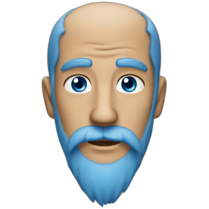blue beard emoji